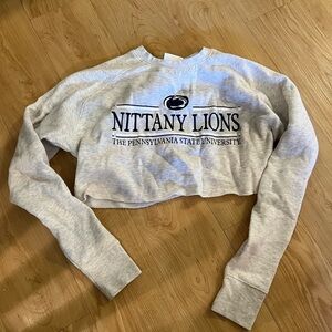 Champion Gray Nittany Lions Sweatshirt